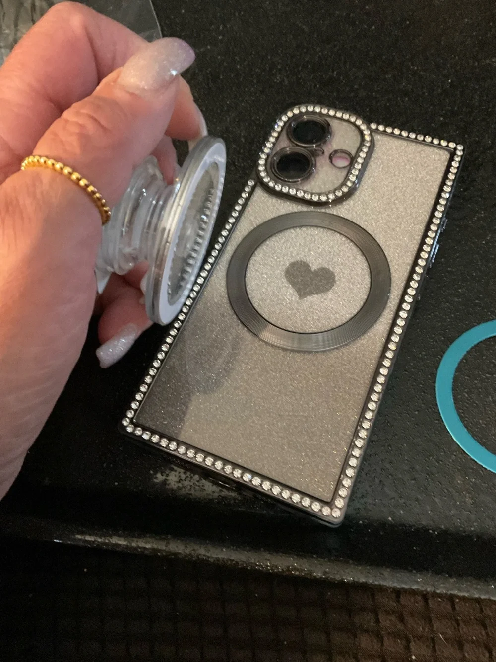 Phone - Magnetic Pop socket- Secure Grip for MagSafe:
